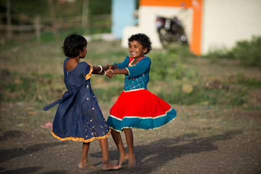 Orphans_In_India_Spinning